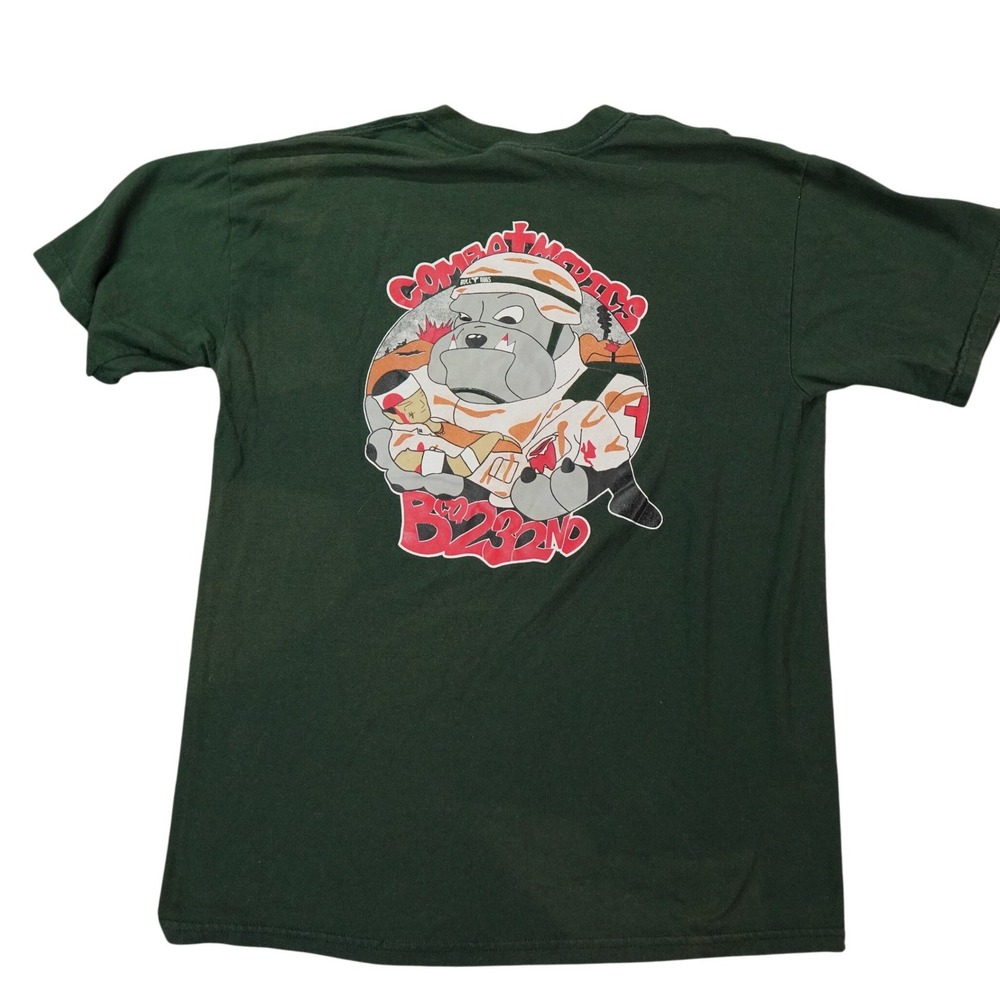 Gildan Bravo 232 Co Soldier Medic T-Shirt Men Medium Green Combat Medics Graphic